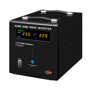 ДБЖ LogicPower LPY-PSW-2000VA+ (1400Вт) 10A/20A з правильною синусоїдою 24V