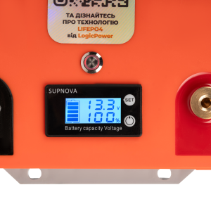 Акумулятор LP LiFePO4 25,6V - 160 Ah (4096Wh) (BMS 200A/100А) пластик LCD Smart BT