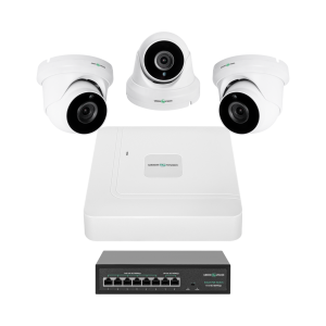 Комплект відеоспостереження на 3 камери GV-IP-K-W81/03 5MP