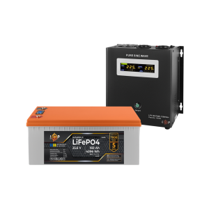 Комплект резервного живлення LogicPower W1500 + літієва (LiFePO4) батарея 4096Wh