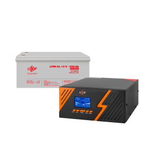 Комплект резервного живлення ДБЖ + гелева батарея (UPS B1500 + АКБ GL 2400Wh)