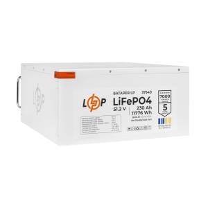 Акумулятор LP LiFePO4 51,2V - 230 Ah (11776Wh) (BMS JK 200A/100A) RM RS485/CAN WH