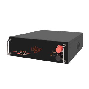 Акумулятор LP LiFePO4 51,2V - 100 Ah (5120Wh) (BMS SP 100A/50А) RM RS485/CAN LCD BL