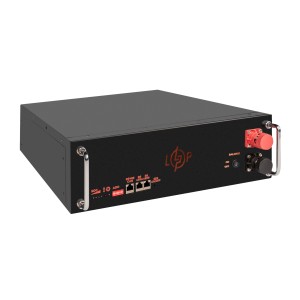Акумулятор LP LiFePO4 51,2V - 100 Ah (5120Wh) (BMS SP 100A/50А) RM RS485/CAN LCD BL