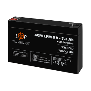 Акумулятор AGM LPM 6V - 7.2 Ah