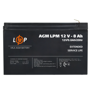 Акумулятор AGM LPM 12V - 8 Ah