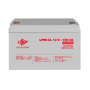 Акумулятор гелевий LPM-GL 12V - 100 Ah