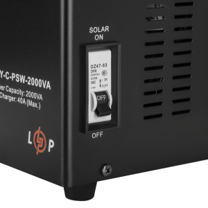 Сонячний інвертор (ДБЖ) LogicPower LPY-C-PSW-2000VA (1400W) MPPT24V