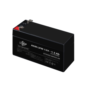 Акумулятор AGM LPM 12V - 1.3 Ah