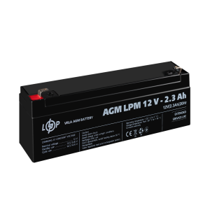 Акумулятор AGM LPM 12V - 2.3 Ah