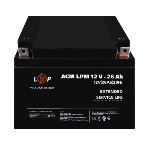 Акумулятор AGM LPM 12V - 26 Ah