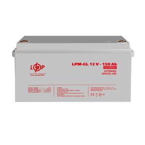 Акумулятор гелевий LPM-GL 12V - 150 Ah