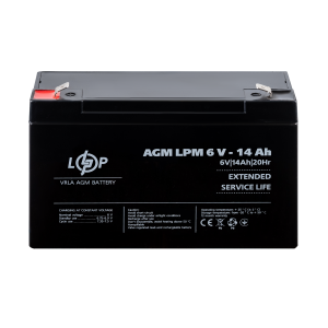 Акумулятор AGM LPM 6V - 14 Ah