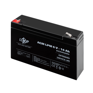 Акумулятор AGM LPM 6V - 14 Ah