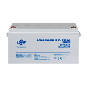 Акумулятор мультигелевий LPM-MG 12V - 150 Ah
