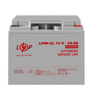 Акумулятор гелевий LPM-GL 12V - 20 Ah