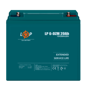 Тяговий свинцево-кислотний AGM акумулятор LP 6-DZM-20 Ah