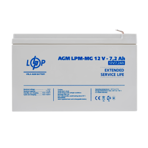 Акумулятор мультигелевий LPM-MG 12V - 7.2 Ah