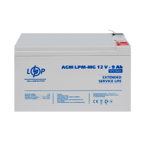 Акумулятор мультигелевий LPM-MG 12V - 9 Ah