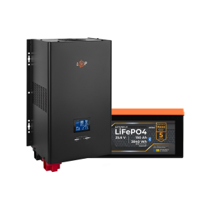Комплект резервного живлення LogicPower ДБЖ 3500W + літієва (LiFePO4) батарея 3840 Wh