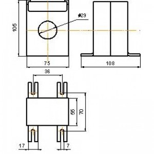 Тр-р ТШ-0,66 300/5 Д=29мм кл.т.0,5s
