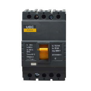 Автоматичний вимикач PCB32 3Р 25А 25кА UEC