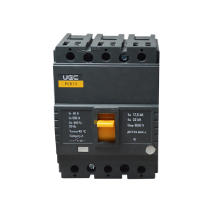 Автоматичний вимикач PCB33 3Р 40А 35кА UEC