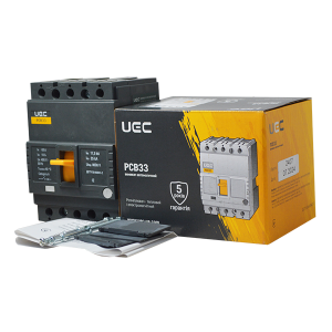 Автоматичний вимикач PCB33 3Р 63А 35кА UEC