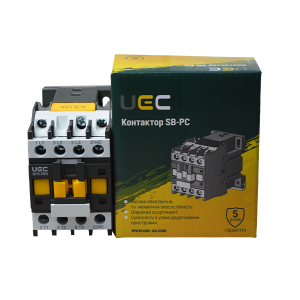 Контактор SB-РC-009 9А 400В/АС3 1р (НЗ) UEC