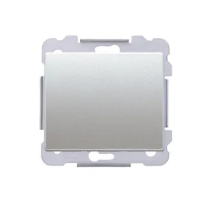 Вимикач 1кл. перехресний SIEMENS DELTA Iris 16АХ, 250V, алюміній ф'южн