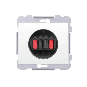 Розетка аудіо SIEMENS DELTA Iris стерео, білосніжний