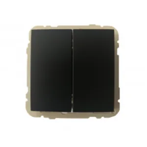 Кнопка дзвінка 2кл. Efapel LOGUS чорн.матовий