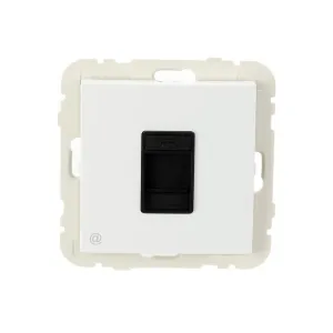 Розетка комп'ютерна LOGUS RJ45 5e білий