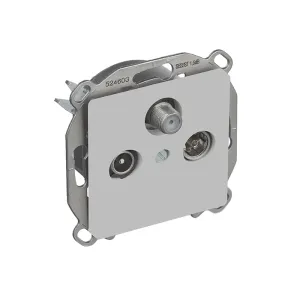 Розетка TV кінцева SIEMENS LINE R-TV-SAT, алюміній