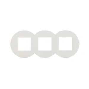 Рамка 3-на EFAPEL QUADRO Siza Viera, білий глянцевий