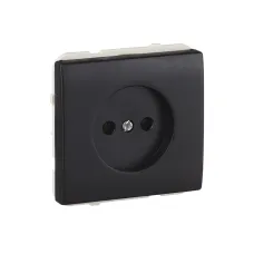 Розетка 1-на без з/к Efapel Apolo 16А, 250V чорний матовий