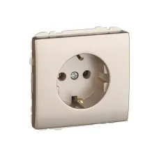 Розетка 1-на 2P+Z, ШУКО Efapel Apolo 16А, 250V шампань
