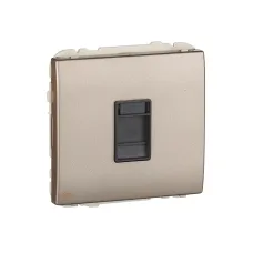 Розетка PC Efapel Apolo RJ45 5e шампань