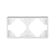 Рамка 2-на горизонтальна Efapel Apolo білий глянцевий