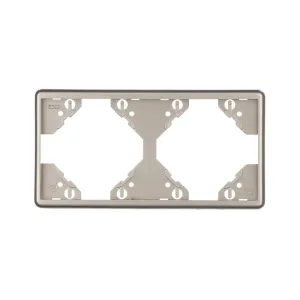 Рамка 2-на вертикальна Efapel Apolo шампань