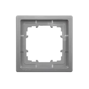 Рамка 1-на SIEMENS DELTA Style платина металік