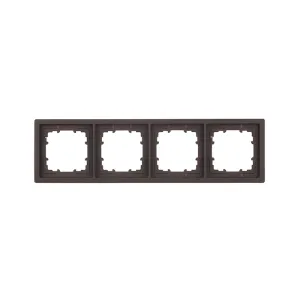 Рамка 4-на SIEMENS DELTA Style шоколад