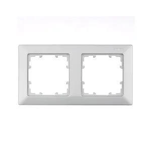Рамка 2-на універсальна SIEMENS LINE алюміній