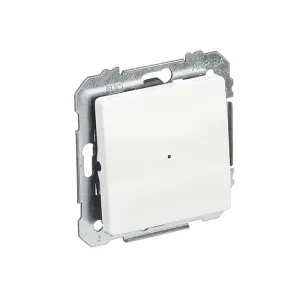 Вимикач 1кл. SIEMENS LINE 16АХ, 250V з LED підсвіткою, біл.полярний