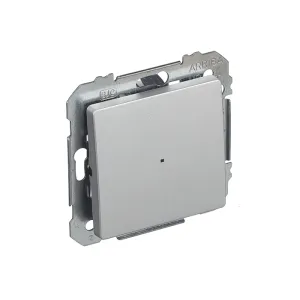 Вимикач 1кл.сход. SIEMENS LINE 16АХ, 250V з LED підсв., біл.полярний