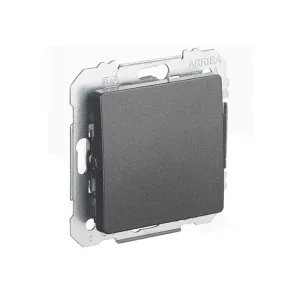 Вимикач 1кл.перехр. SIEMENS LINE 16АХ, 250V, карбон