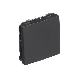 Вимикач 1кл.сход. SIEMENS DELTA Style 16АХ, 250V, чорний коссо