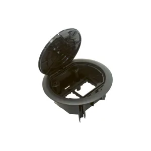 Люк підлоговий круглий. антрацит - 4 модуля