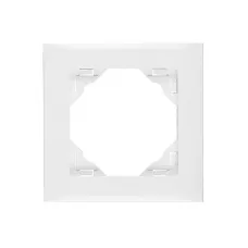 Рамка одинарна універсальна LOGUS білосніжна