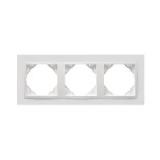 Рамка потрійна ANIMATO білосніжна
